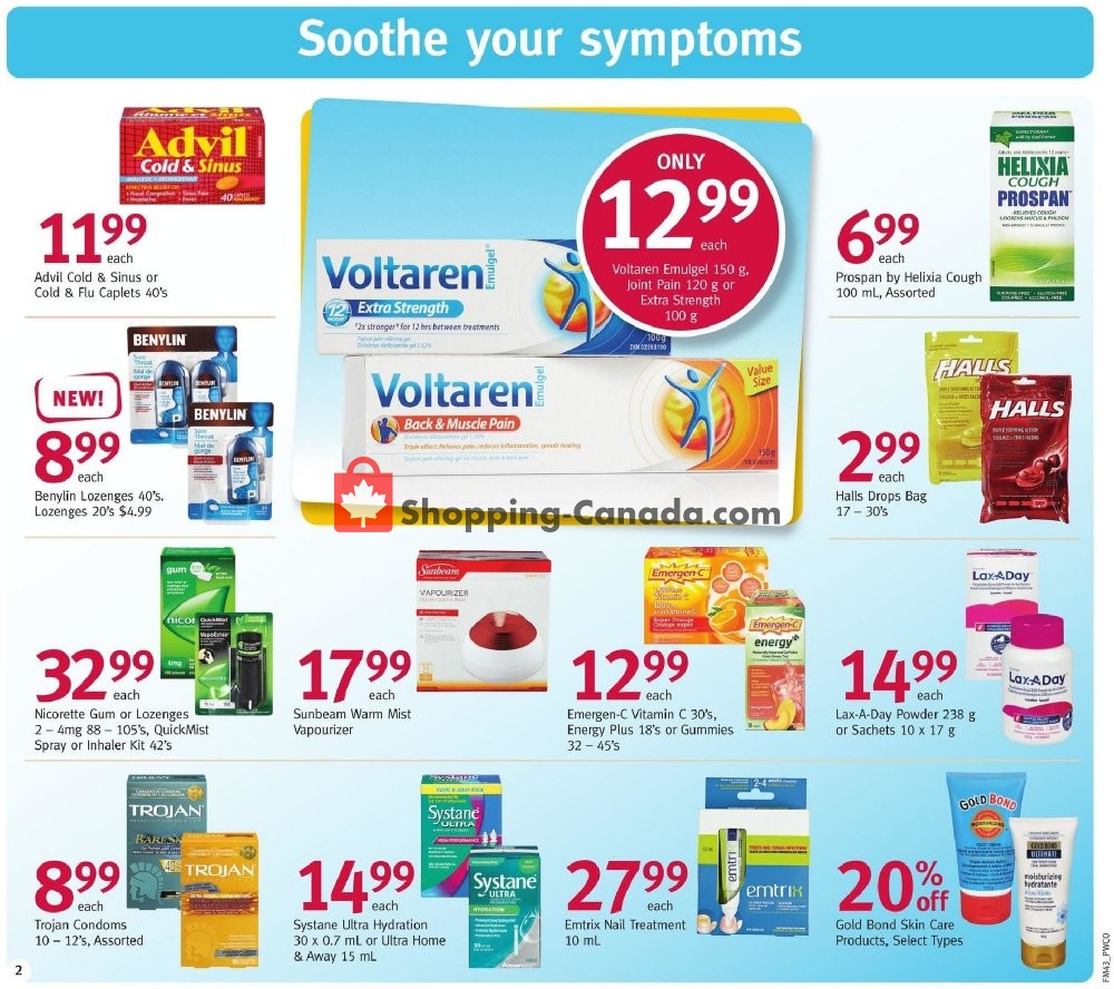 Pharmasave flyer from Friday October 26, 2018 to Thursday November 1, 2018 - page 3