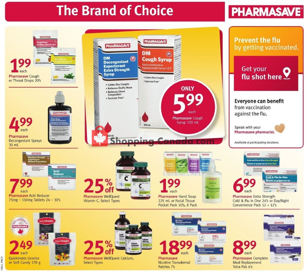 Pharmasave flyer from Friday October 26, 2018 to Thursday November 1, 2018 - page 5