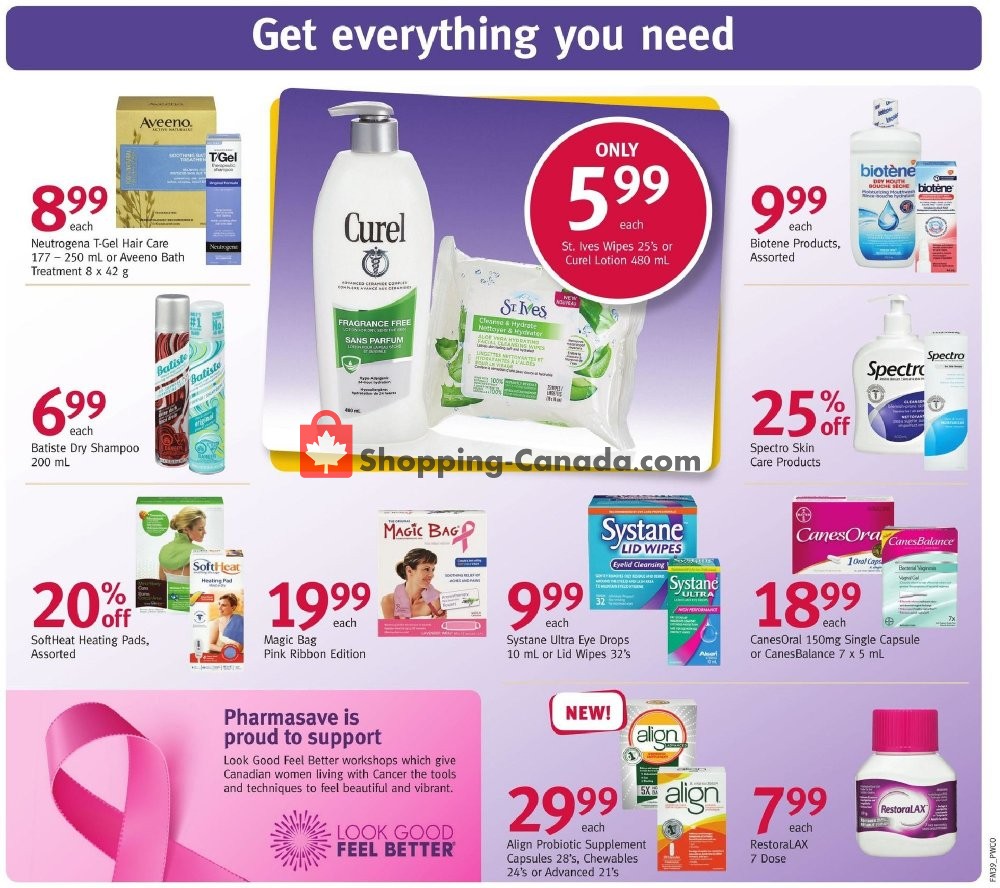 Pharmasave flyer from Friday September 28, 2018 to Thursday October 4, 2018 - page 3