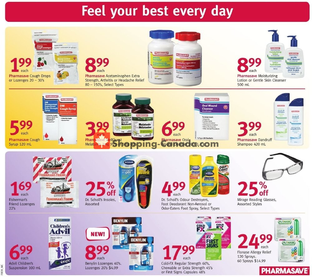 Pharmasave flyer from Friday September 28, 2018 to Thursday October 4, 2018 - page 5