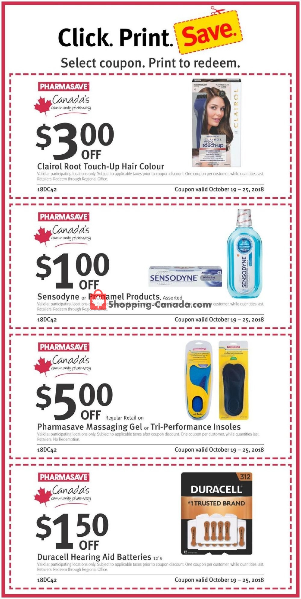 Pharmasave flyer from Friday October 19, 2018 to Thursday October 25, 2018 - page 2