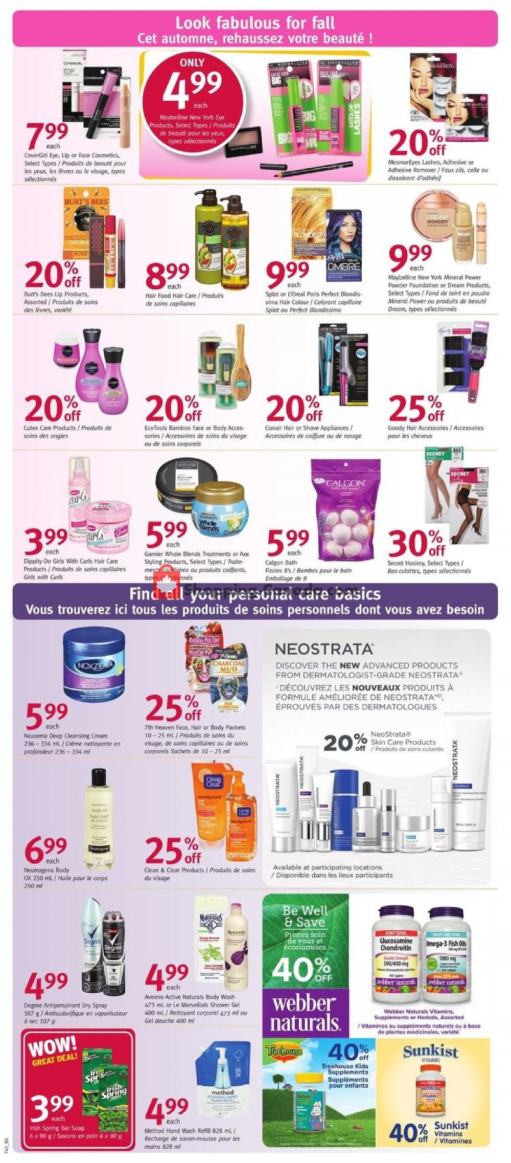 Pharmasave flyer from Friday October 19, 2018 to Thursday October 25, 2018 - page 3