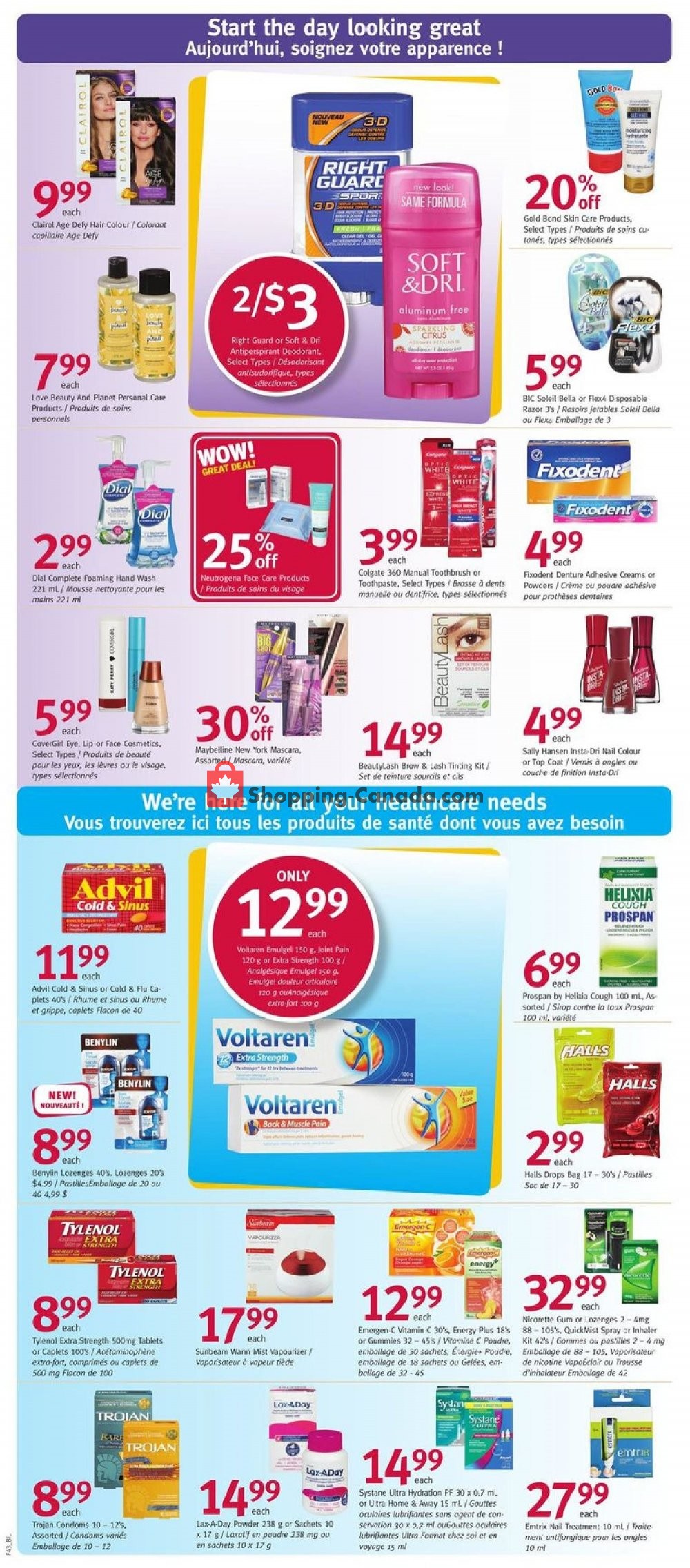 Pharmasave flyer from Friday October 26, 2018 to Thursday November 1, 2018 - page 3