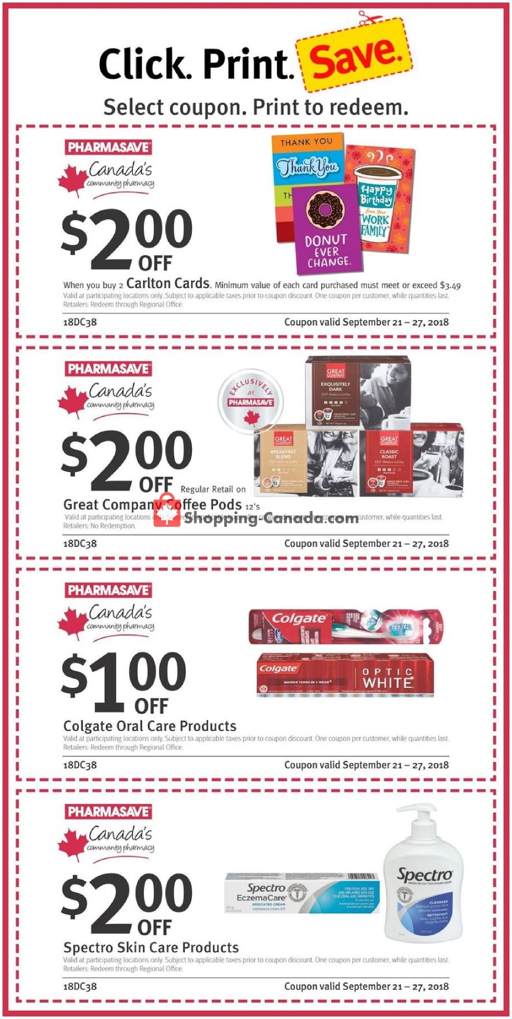 Pharmasave flyer from Friday September 21, 2018 to Thursday September 27, 2018 - page 2