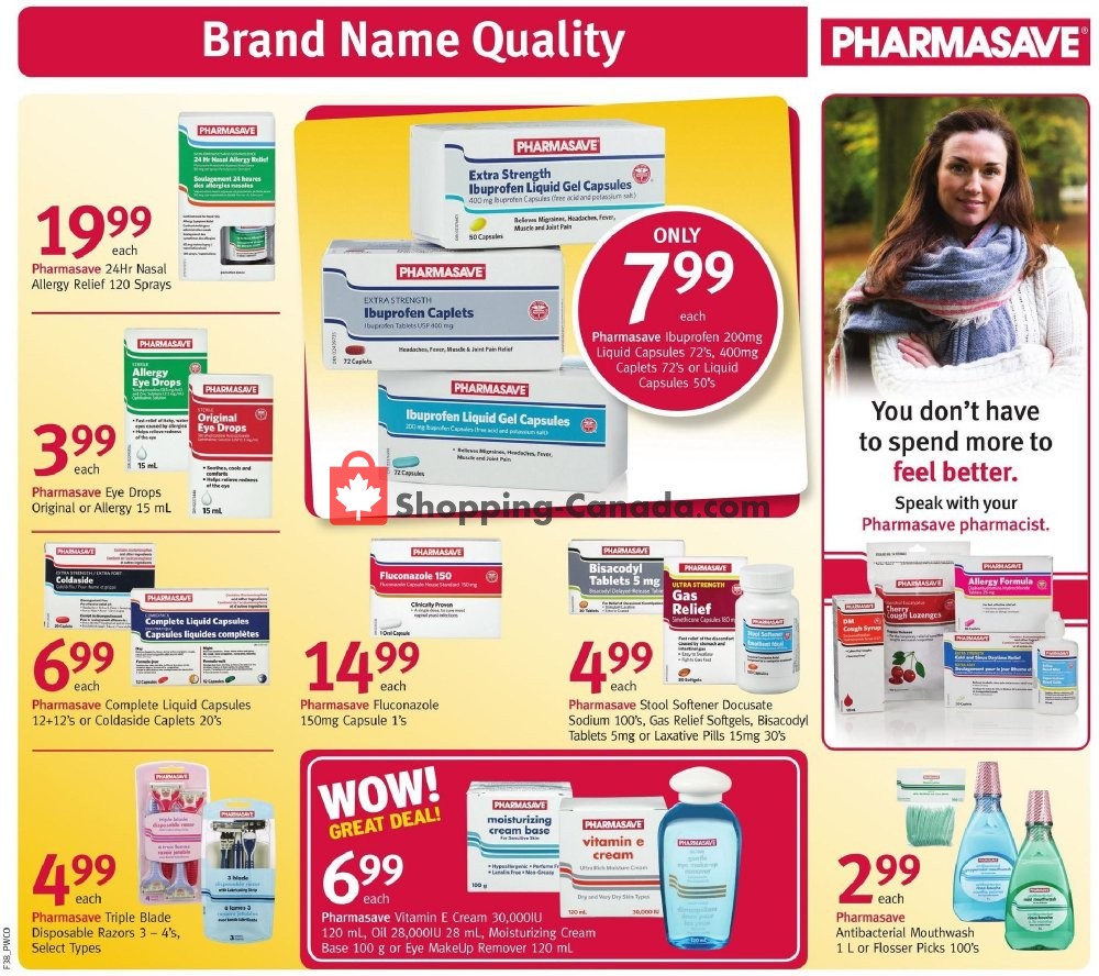 Pharmasave flyer from Friday September 21, 2018 to Thursday September 27, 2018 - page 10