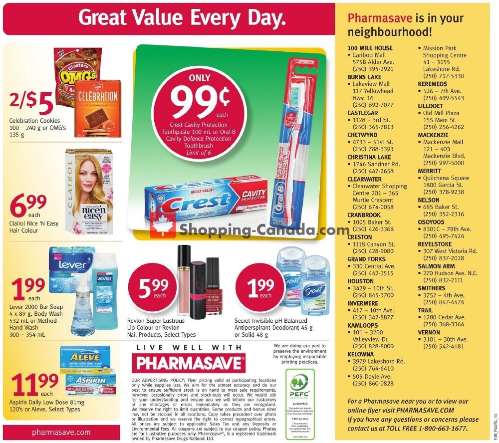 Pharmasave flyer from Friday September 21, 2018 to Thursday September 27, 2018 - page 12