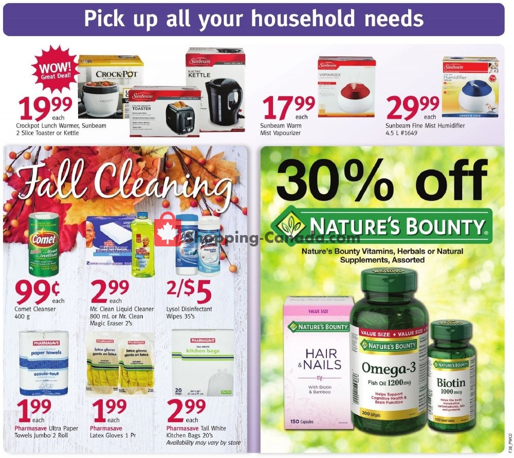 Pharmasave flyer from Friday September 21, 2018 to Thursday September 27, 2018 - page 9