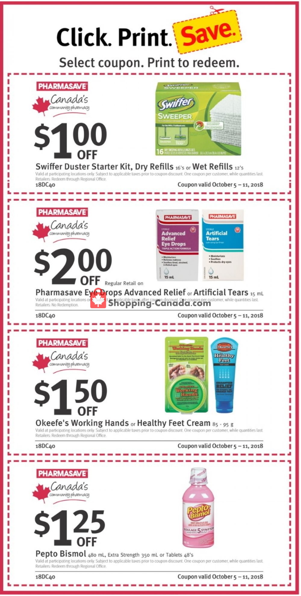 Pharmasave flyer from Friday October 5, 2018 to Thursday October 11, 2018 - page 3