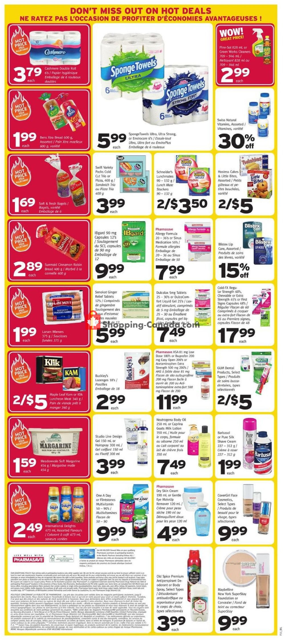 Pharmasave flyer from Friday March 15, 2019 to Thursday March 21, 2019 - page 3