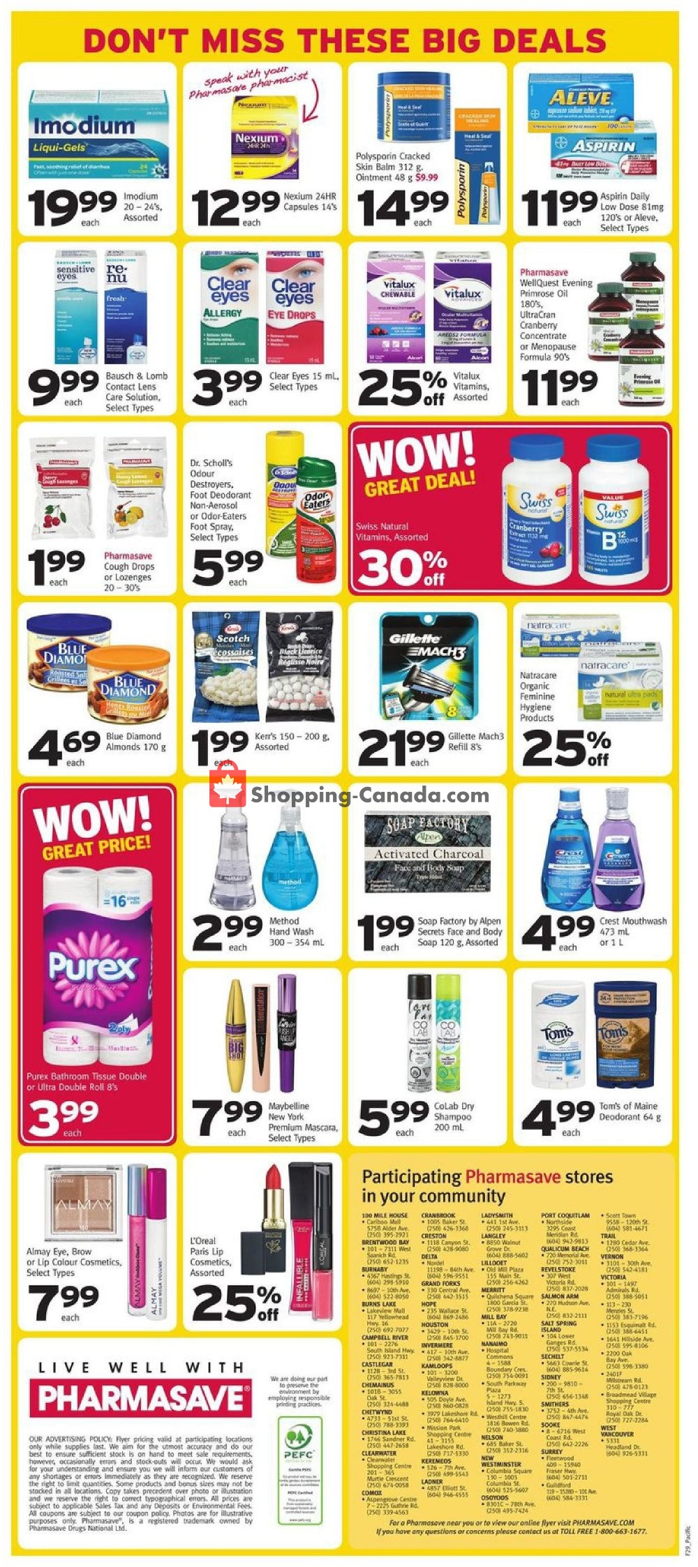 Pharmasave flyer from Friday July 19, 2019 to Thursday July 25, 2019 - page 3