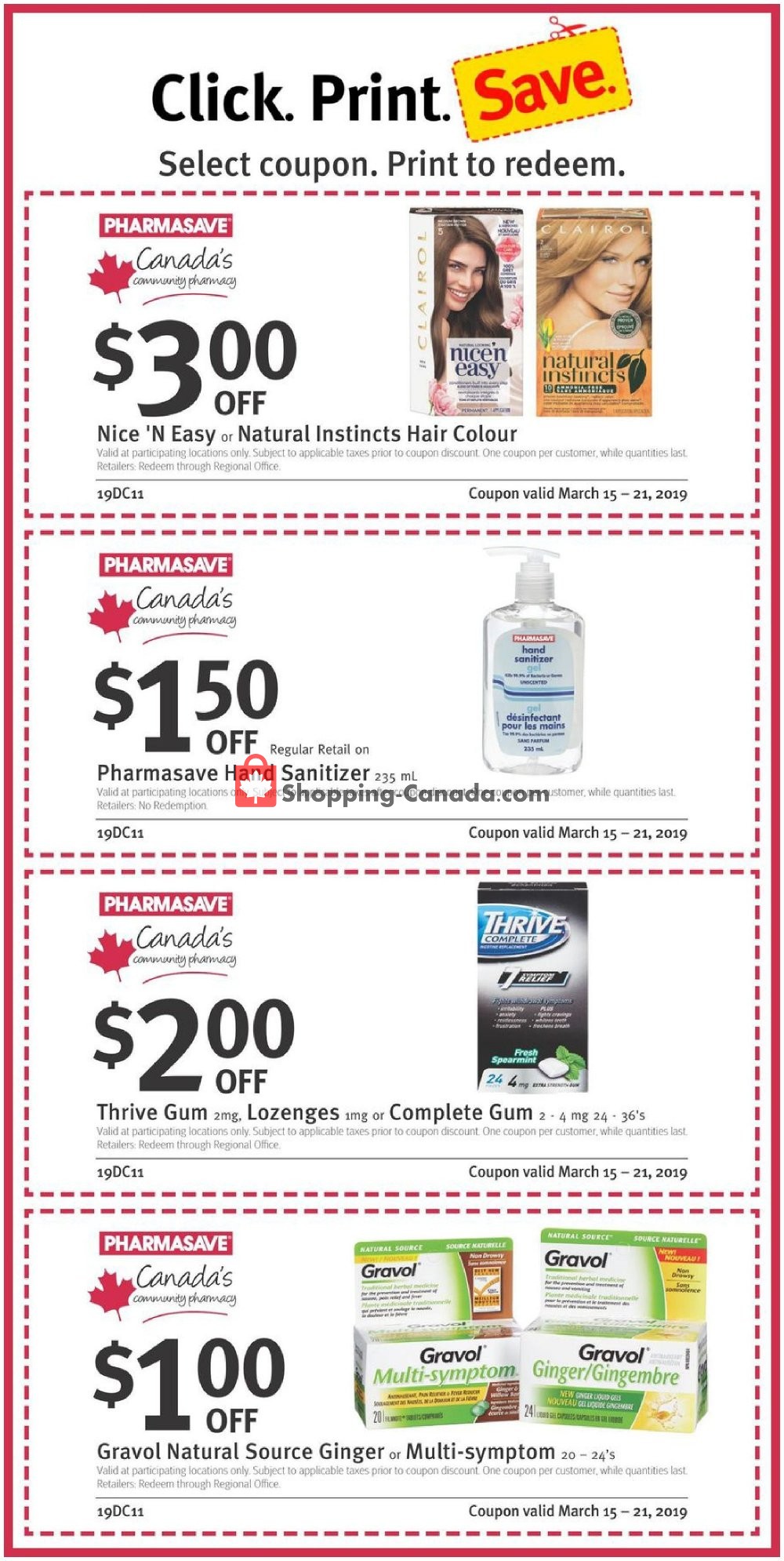 Pharmasave flyer from Friday March 15, 2019 to Thursday March 21, 2019 - page 2
