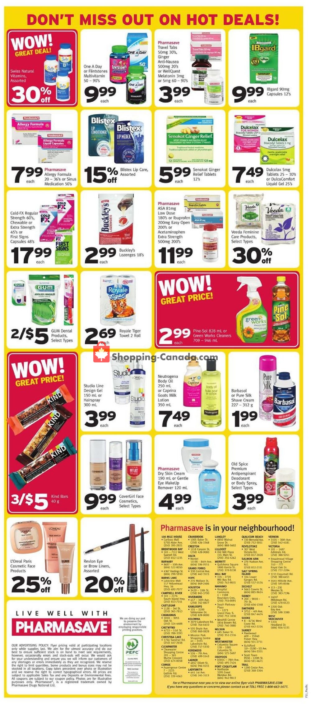 Pharmasave flyer from Friday March 15, 2019 to Thursday March 21, 2019 - page 3