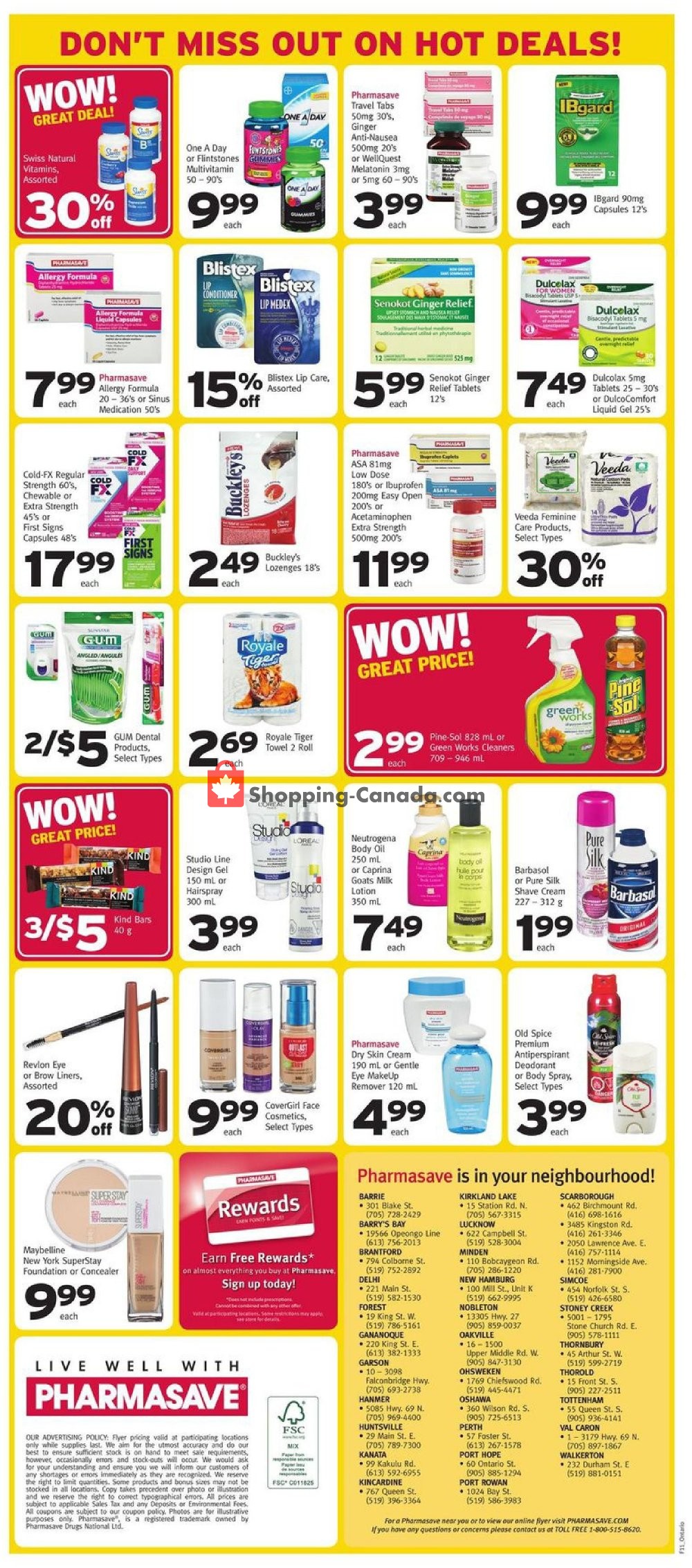 Pharmasave flyer from Friday March 15, 2019 to Thursday March 21, 2019 - page 3