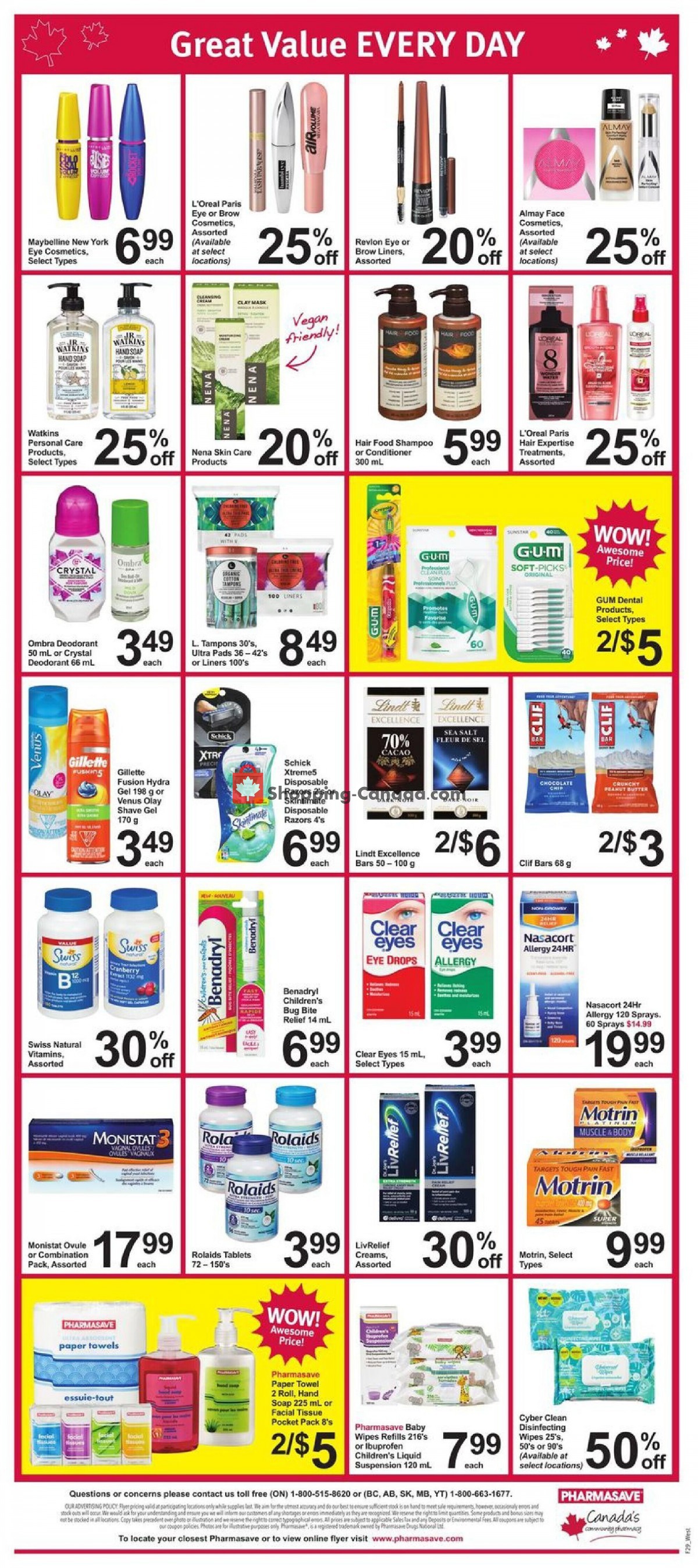 Pharmasave flyer from Friday July 16, 2021 to Thursday July 22, 2021 - page 4