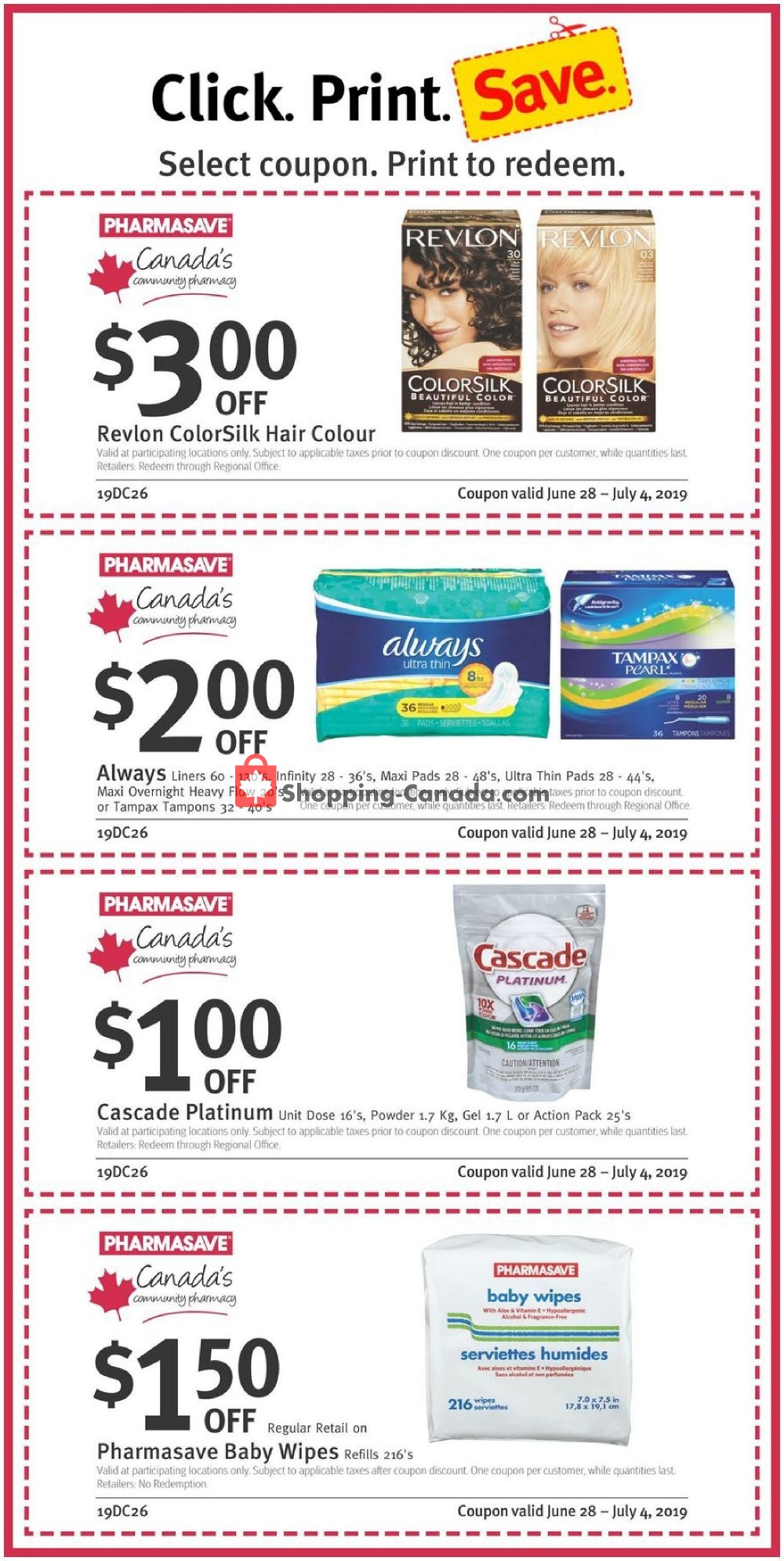 Pharmasave flyer from Friday June 28, 2019 to Thursday July 4, 2019 - page 4