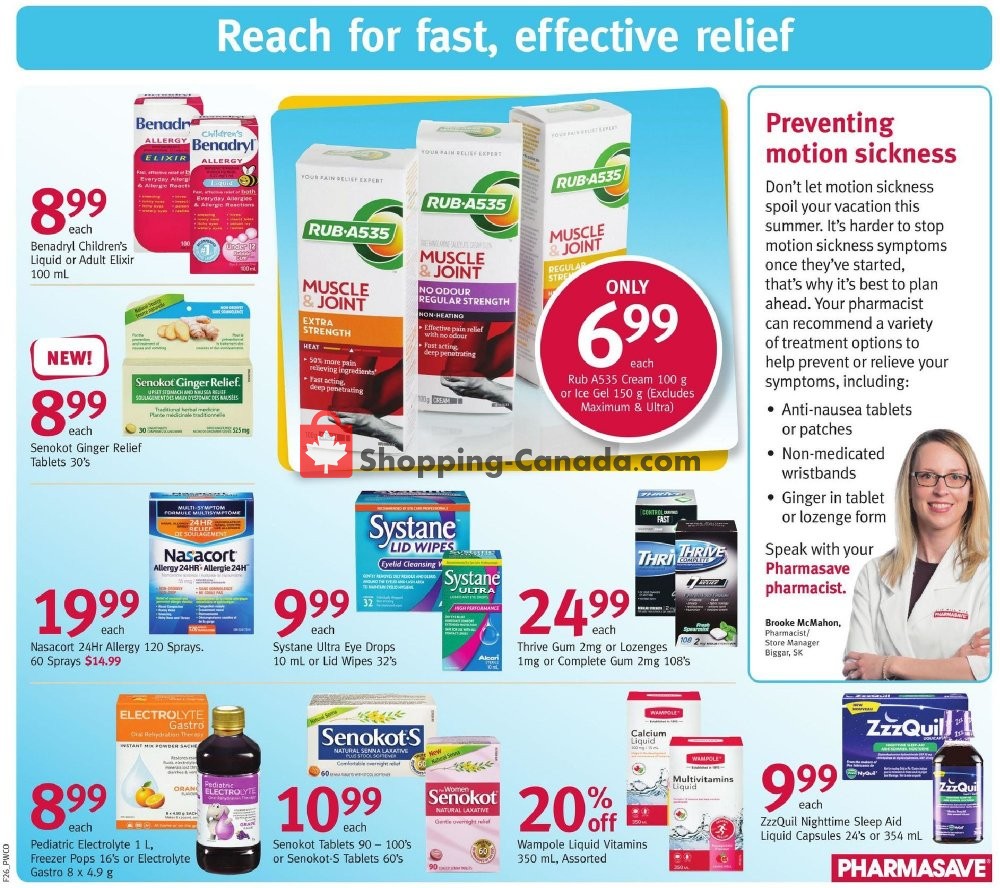 Pharmasave flyer from Friday June 28, 2019 to Thursday July 4, 2019 - page 7