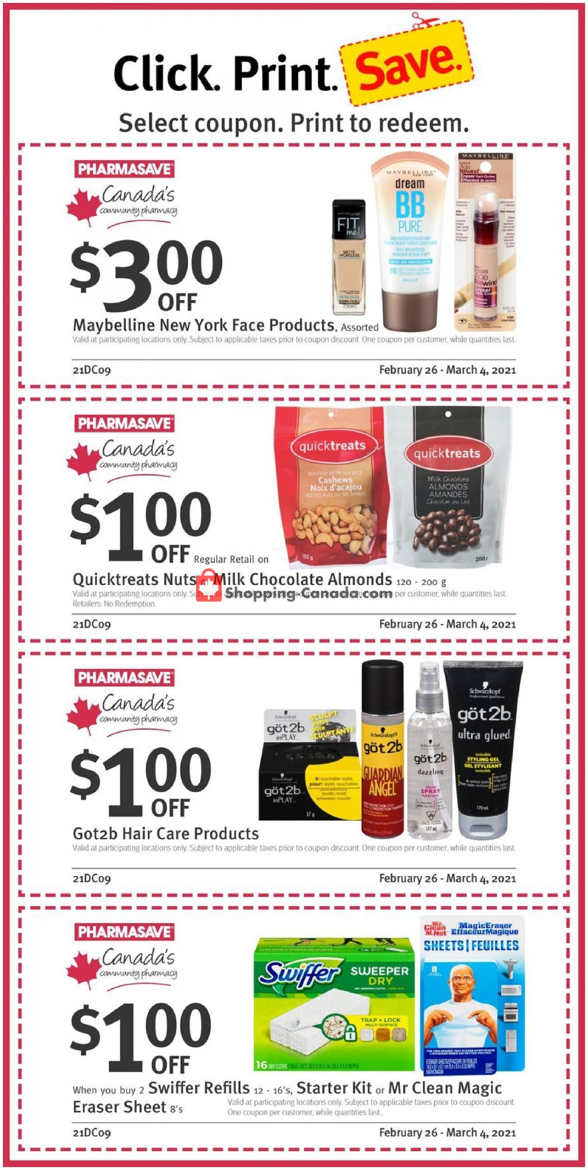 Pharmasave flyer from Friday February 26, 2021 to Thursday March 4, 2021 - page 2