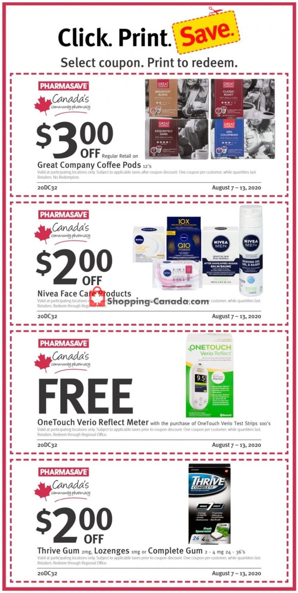 Pharmasave flyer from Friday August 7, 2020 to Thursday August 13, 2020 - page 2