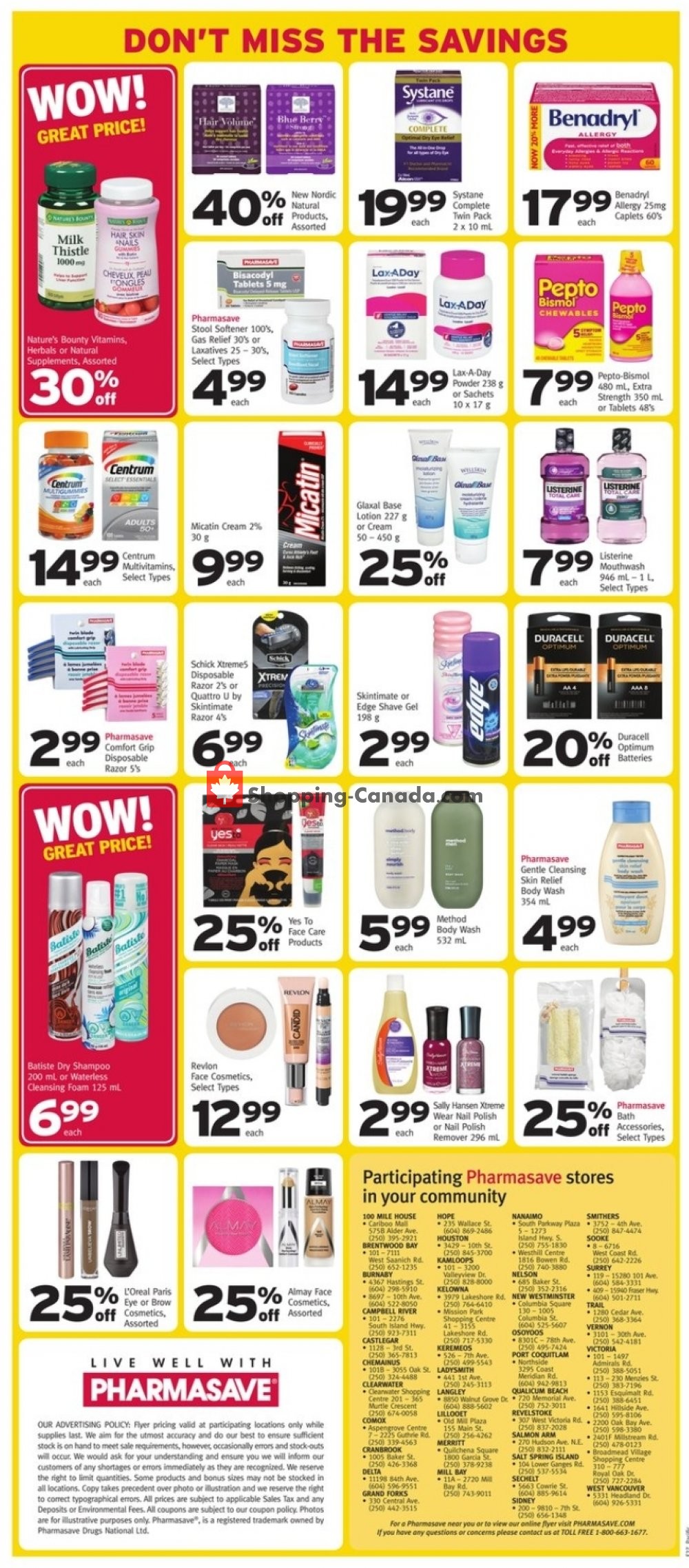 Pharmasave flyer from Friday July 3, 2020 to Thursday July 9, 2020 - page 3