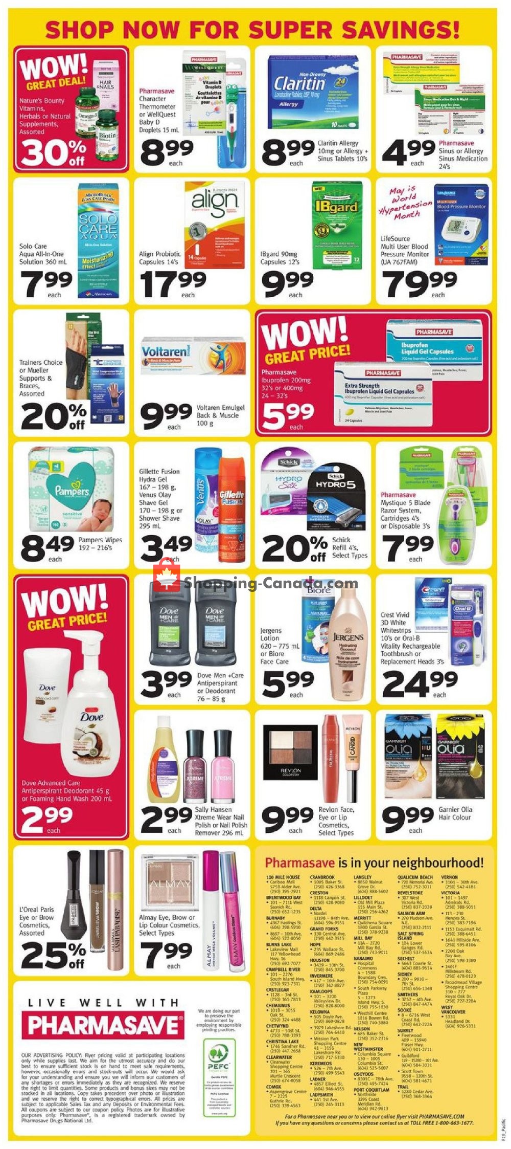 Pharmasave flyer from Friday May 10, 2019 to Thursday May 16, 2019 - page 3