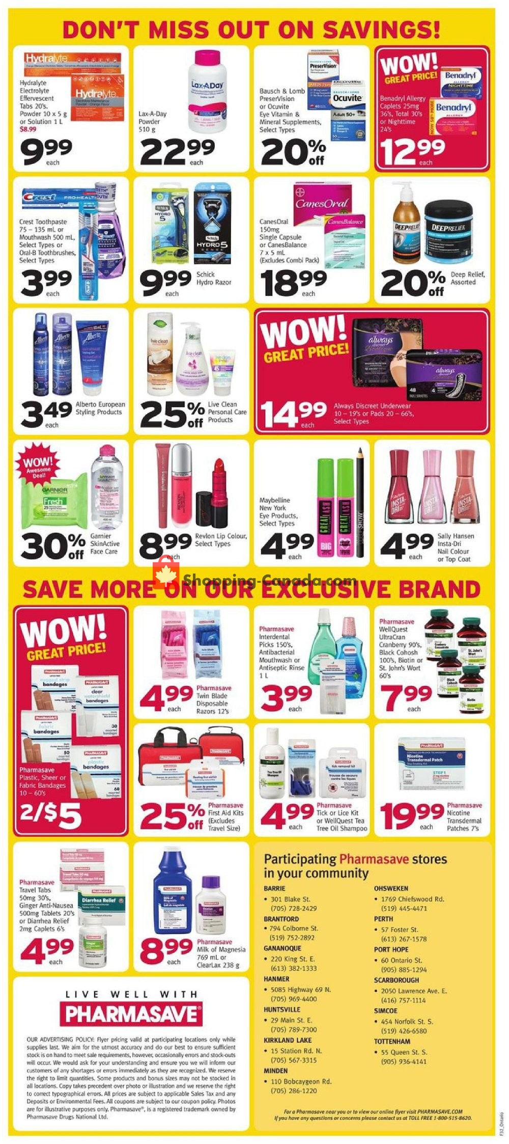 Pharmasave flyer from Friday August 7, 2020 to Thursday August 13, 2020 - page 3