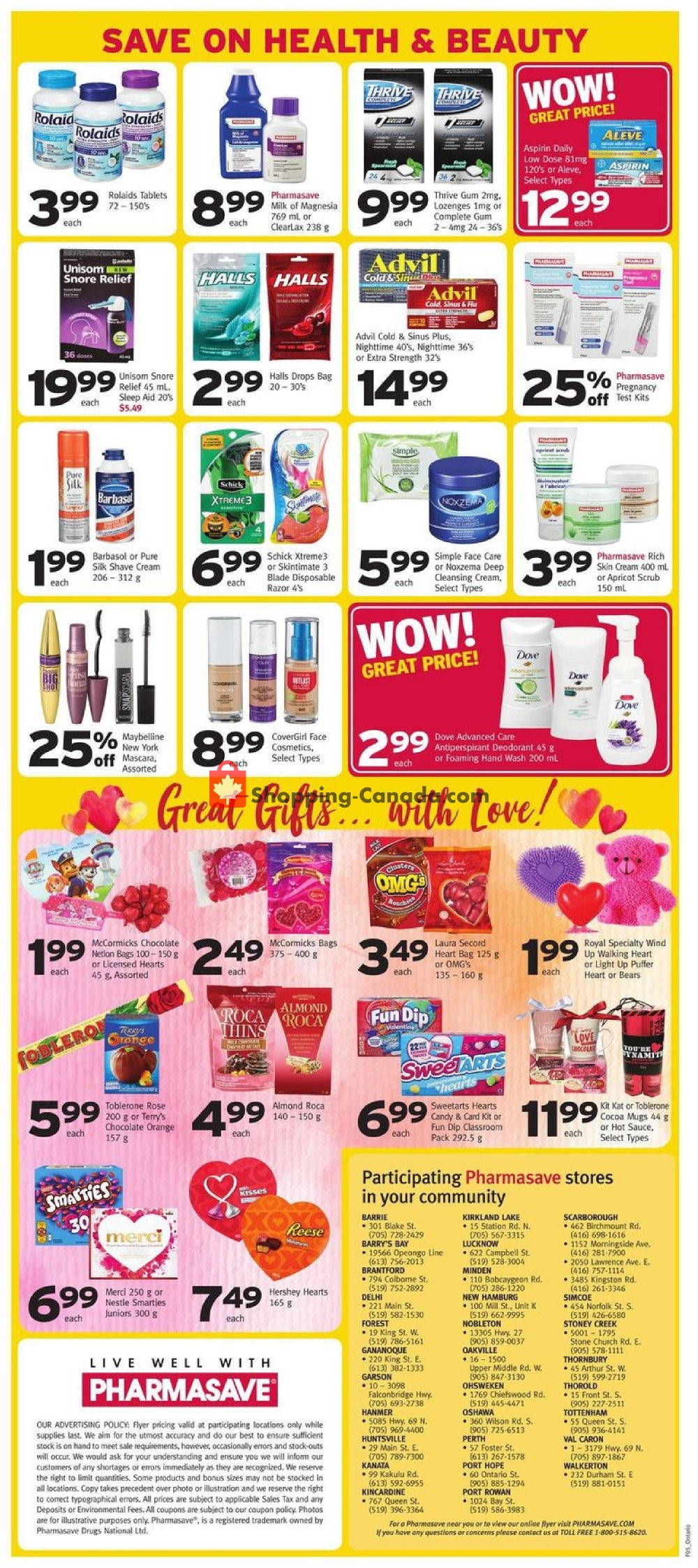 Pharmasave flyer from Friday January 31, 2020 to Thursday February 6, 2020 - page 3
