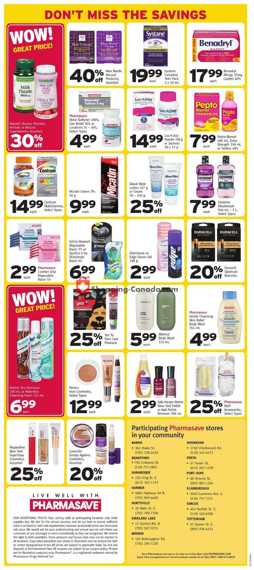 Pharmasave flyer from Friday July 3, 2020 to Thursday July 9, 2020 - page 3