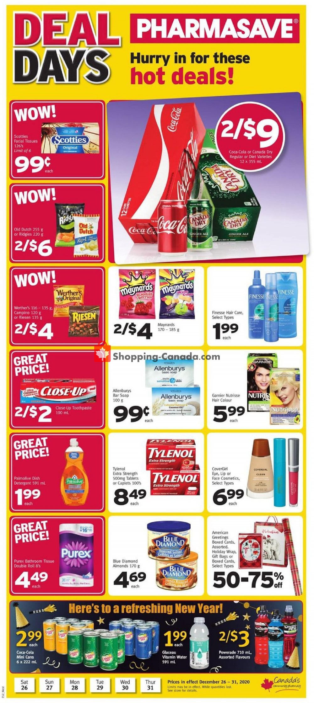 Pharmasave flyer from Saturday December 26, 2020 to Thursday December 31, 2020 - page 1