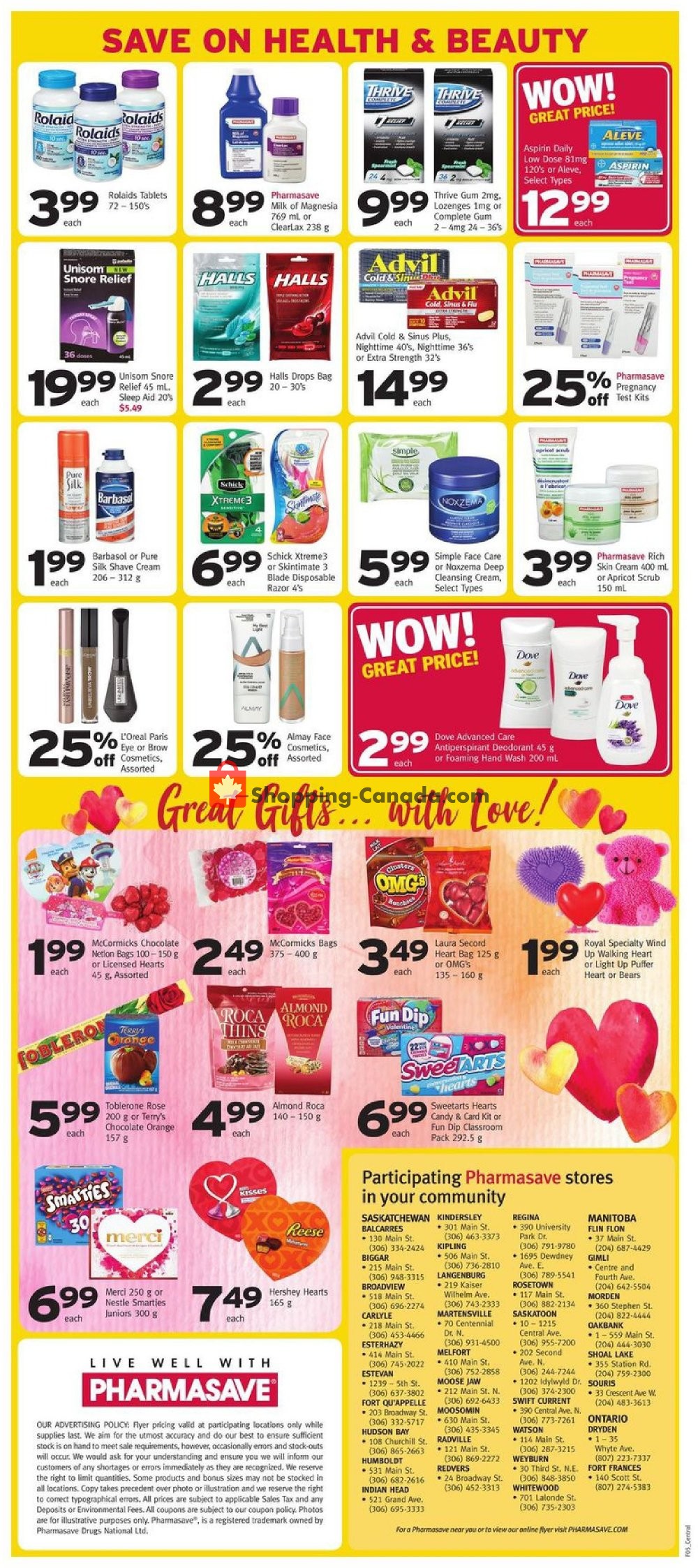 Pharmasave flyer from Friday January 31, 2020 to Thursday February 6, 2020 - page 3