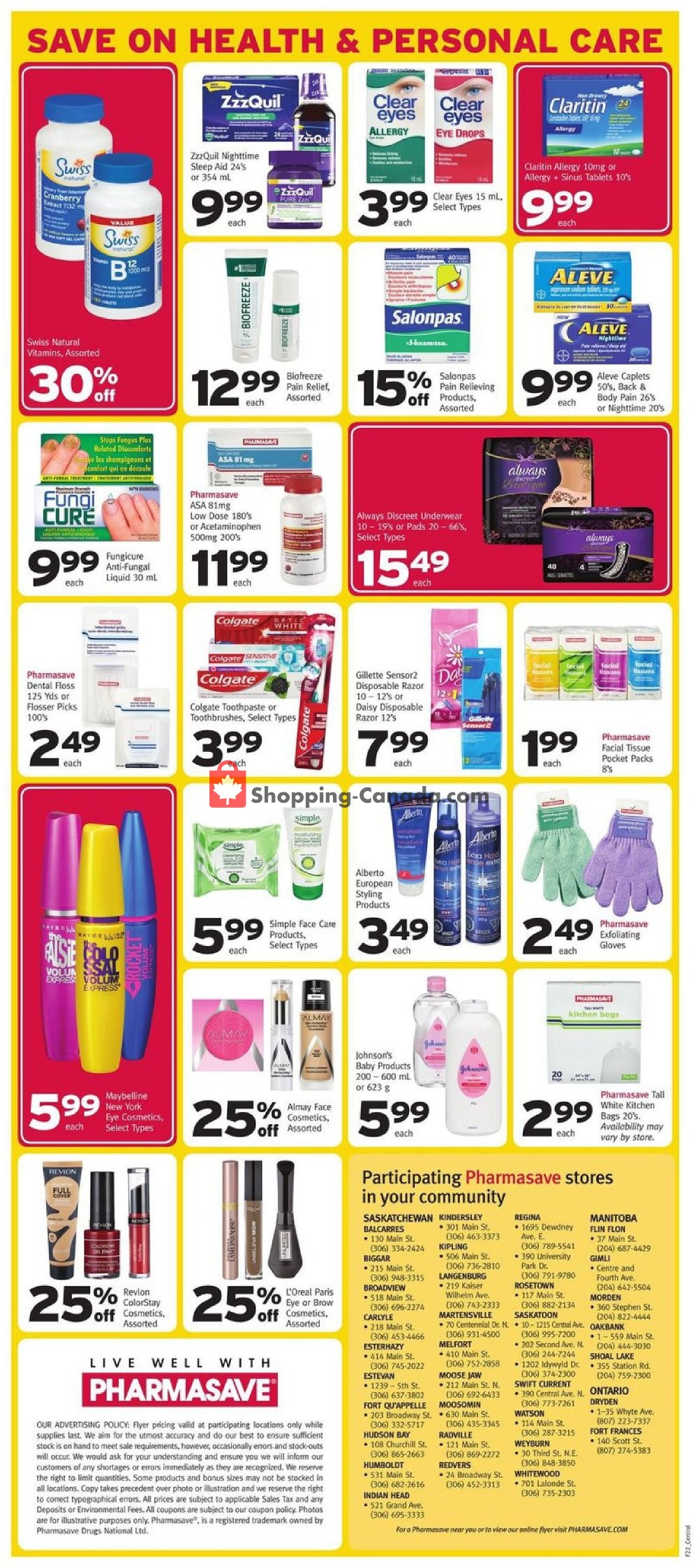 Pharmasave flyer from Friday May 29, 2020 to Thursday June 4, 2020 - page 3