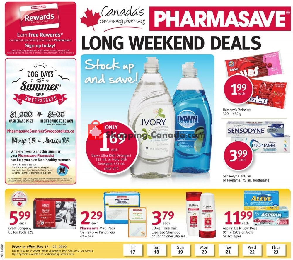 Pharmasave flyer from Friday May 17, 2019 to Thursday May 23, 2019 - page 2