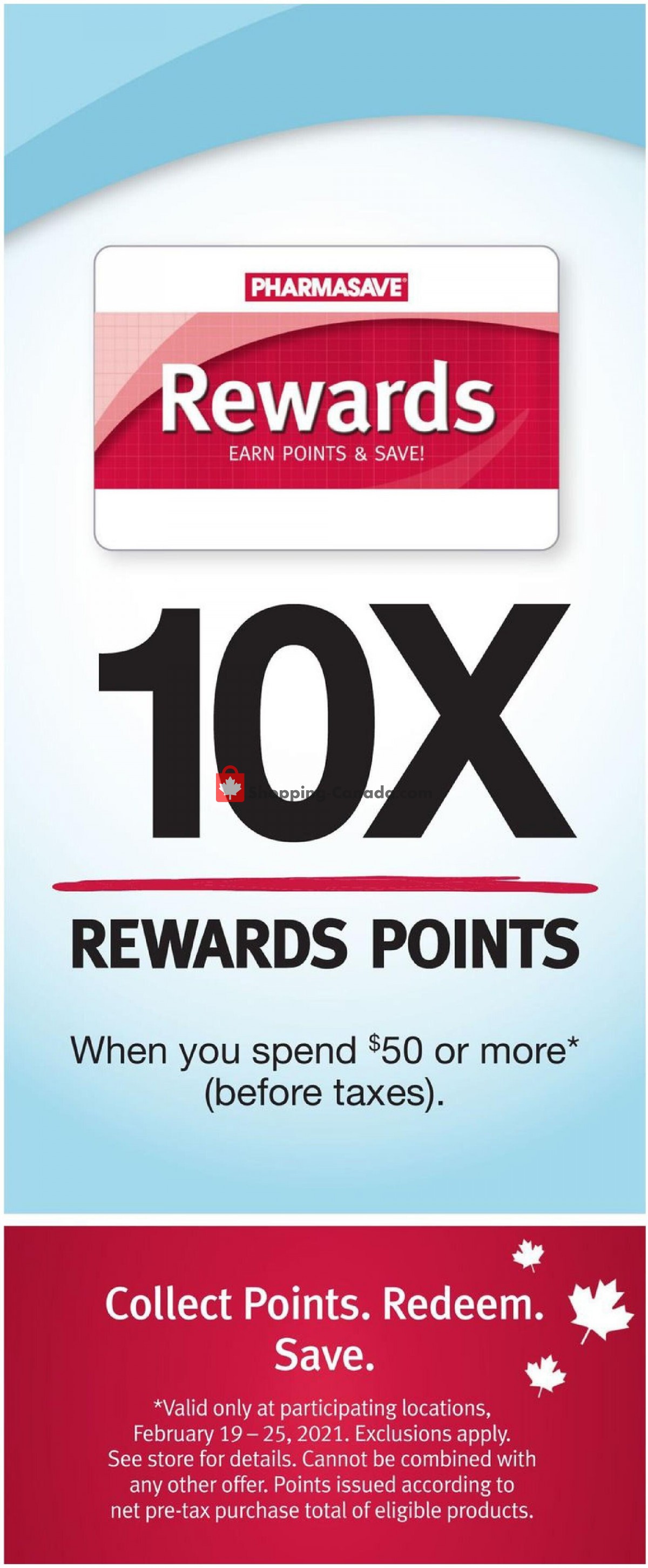 Pharmasave flyer from Friday February 19, 2021 to Thursday February 25, 2021 - page 2
