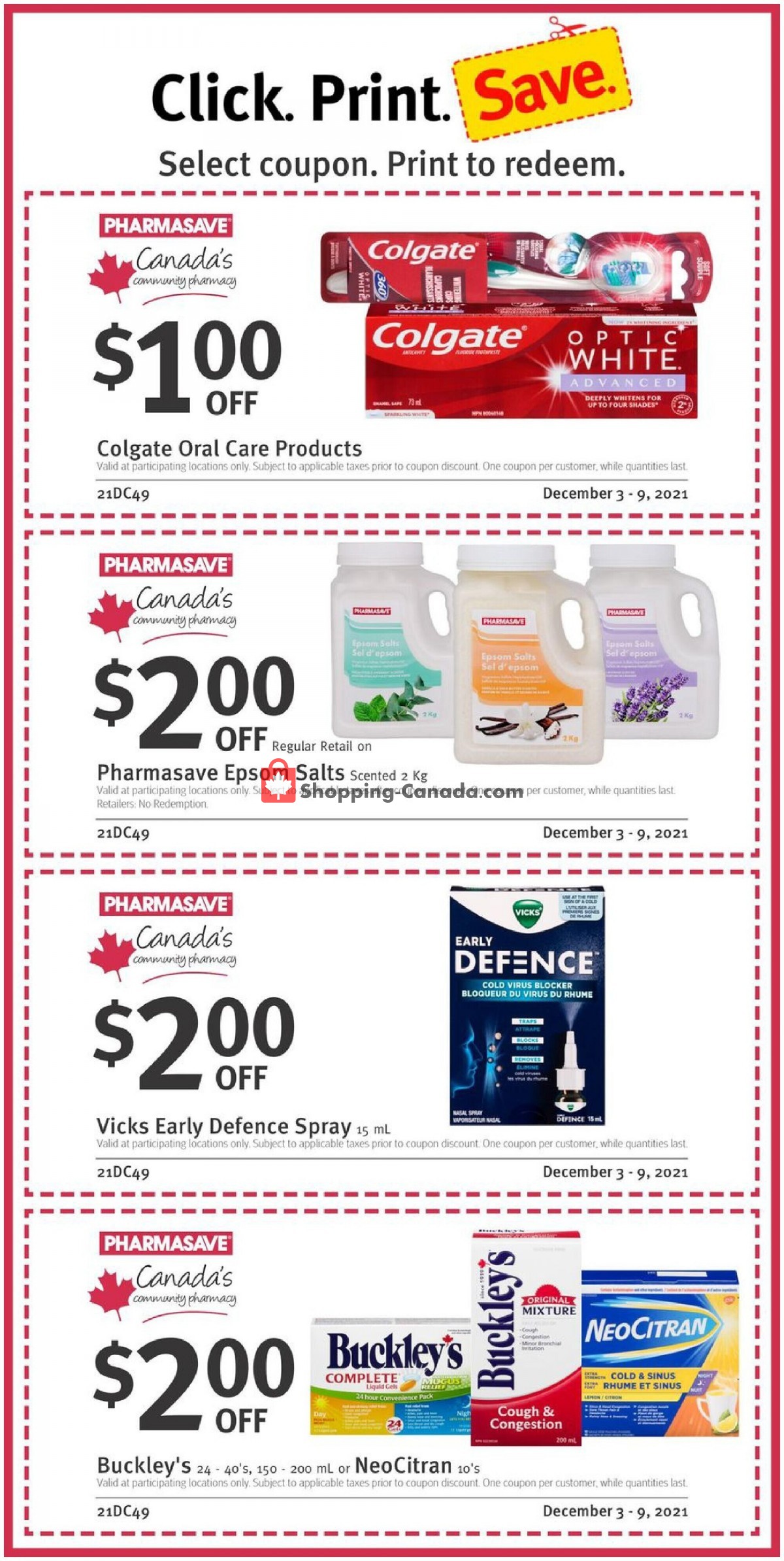 Pharmasave flyer from Friday December 3, 2021 to Thursday December 9, 2021 - page 2