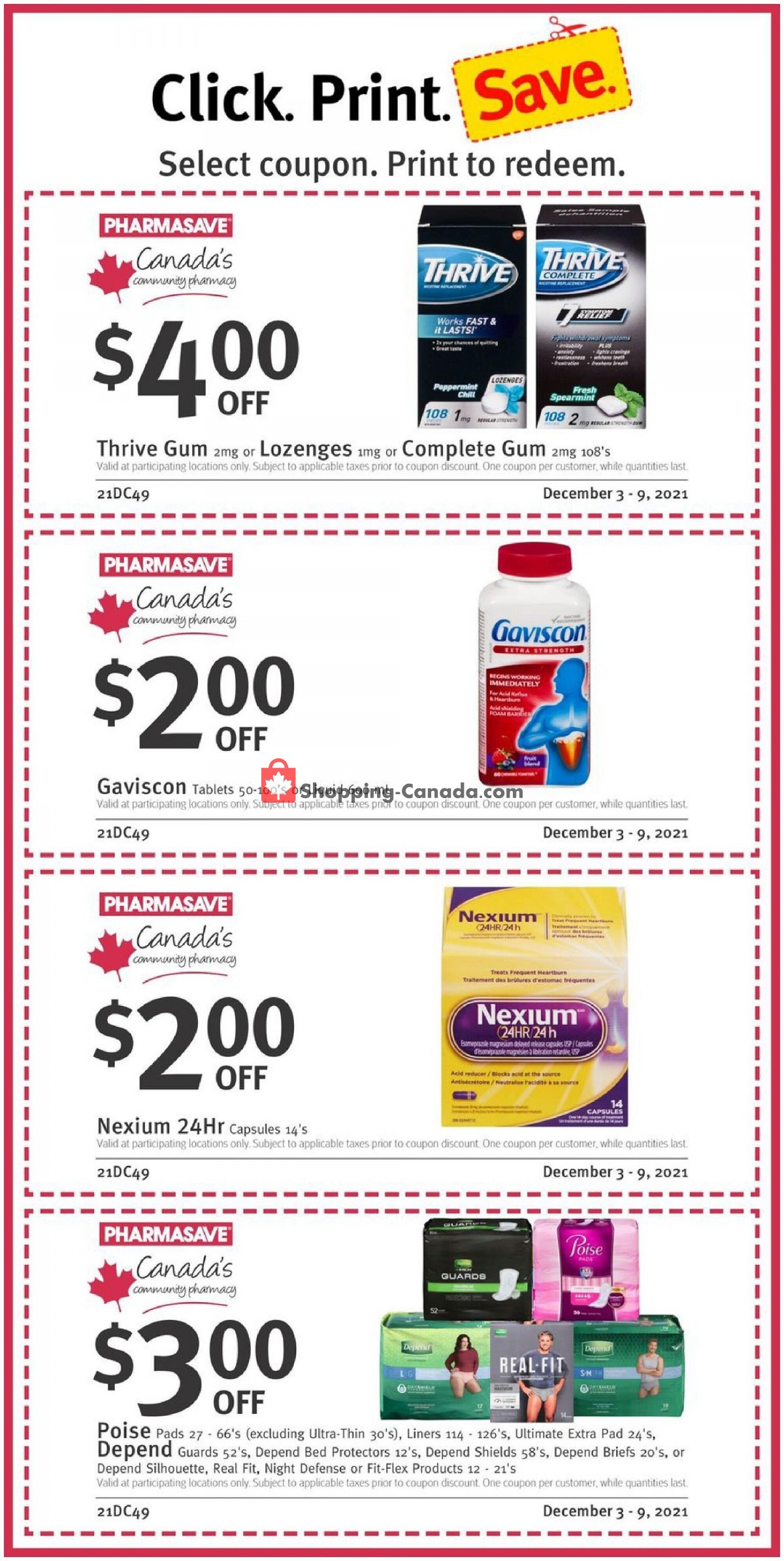 Pharmasave flyer from Friday December 3, 2021 to Thursday December 9, 2021 - page 3