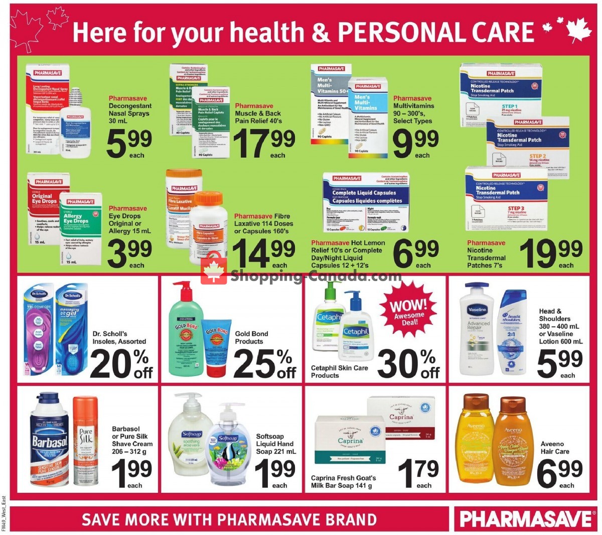 Pharmasave flyer from Friday December 3, 2021 to Thursday December 9, 2021 - page 6