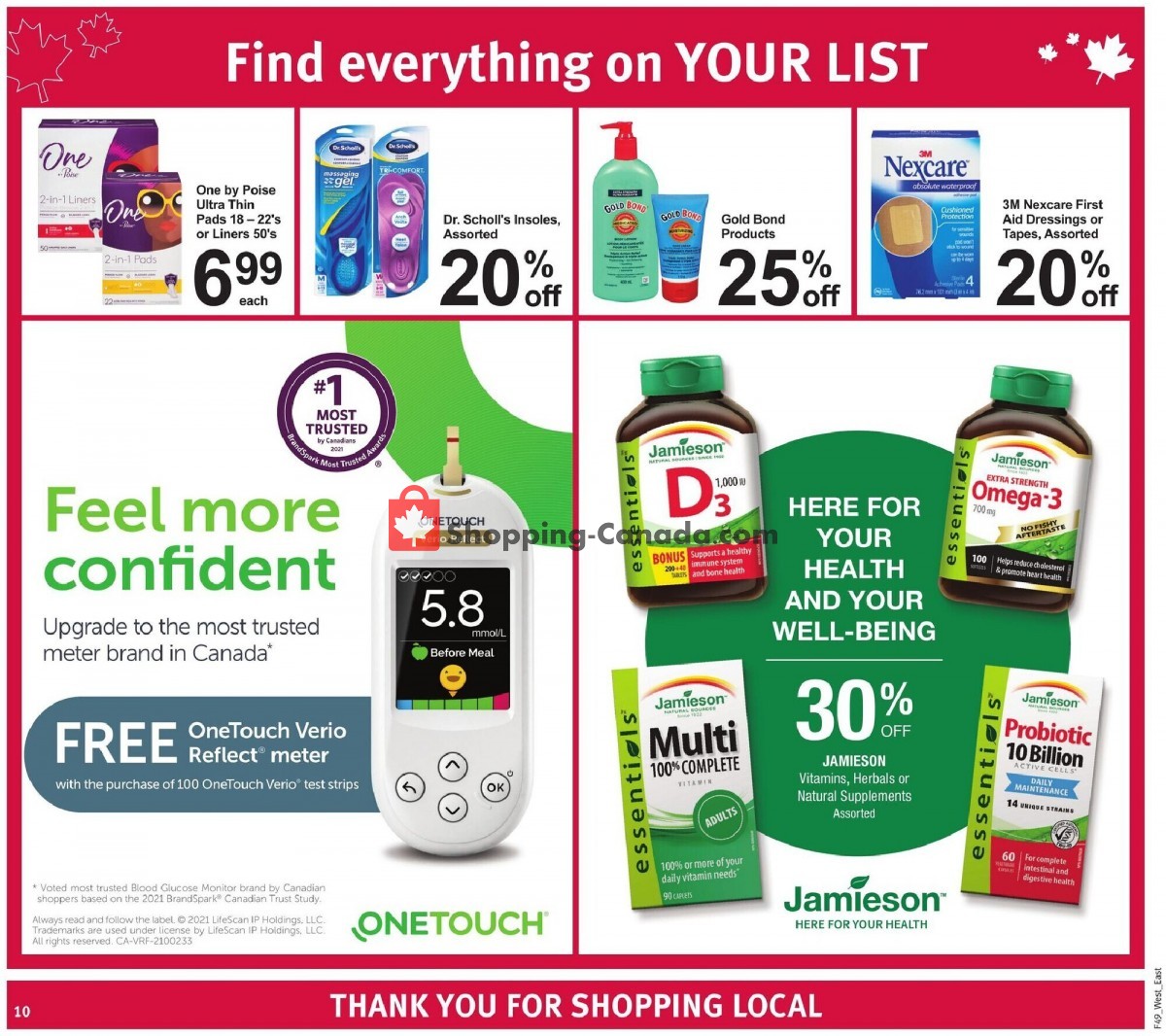Pharmasave flyer from Friday December 3, 2021 to Thursday December 9, 2021 - page 14