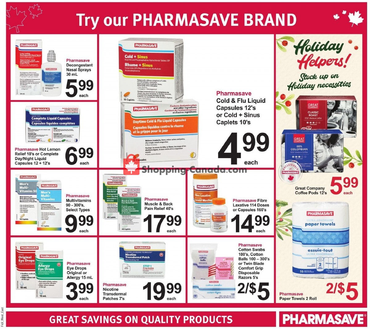 Pharmasave flyer from Friday December 3, 2021 to Thursday December 9, 2021 - page 16