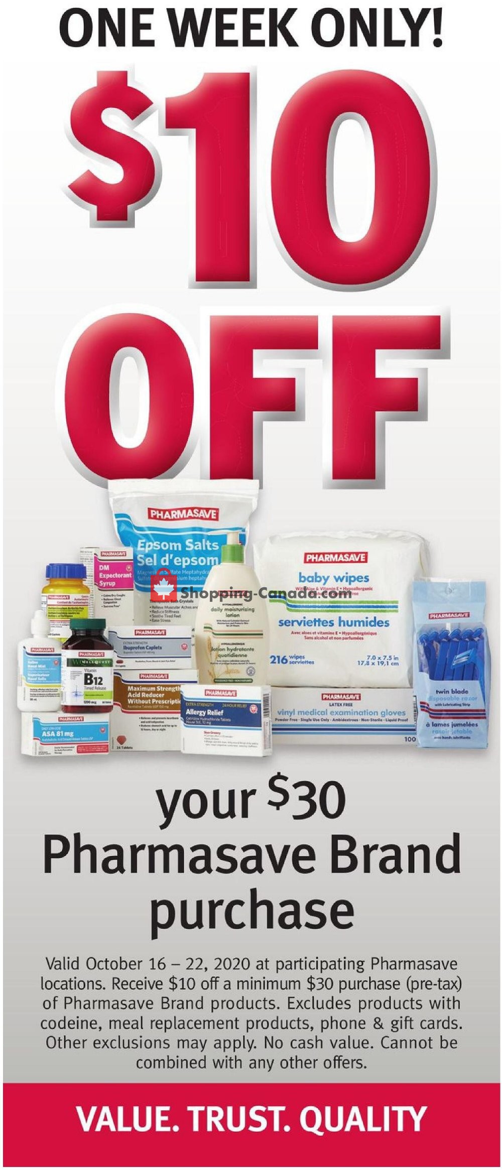 Pharmasave flyer from Friday October 16, 2020 to Thursday October 22, 2020 - page 2