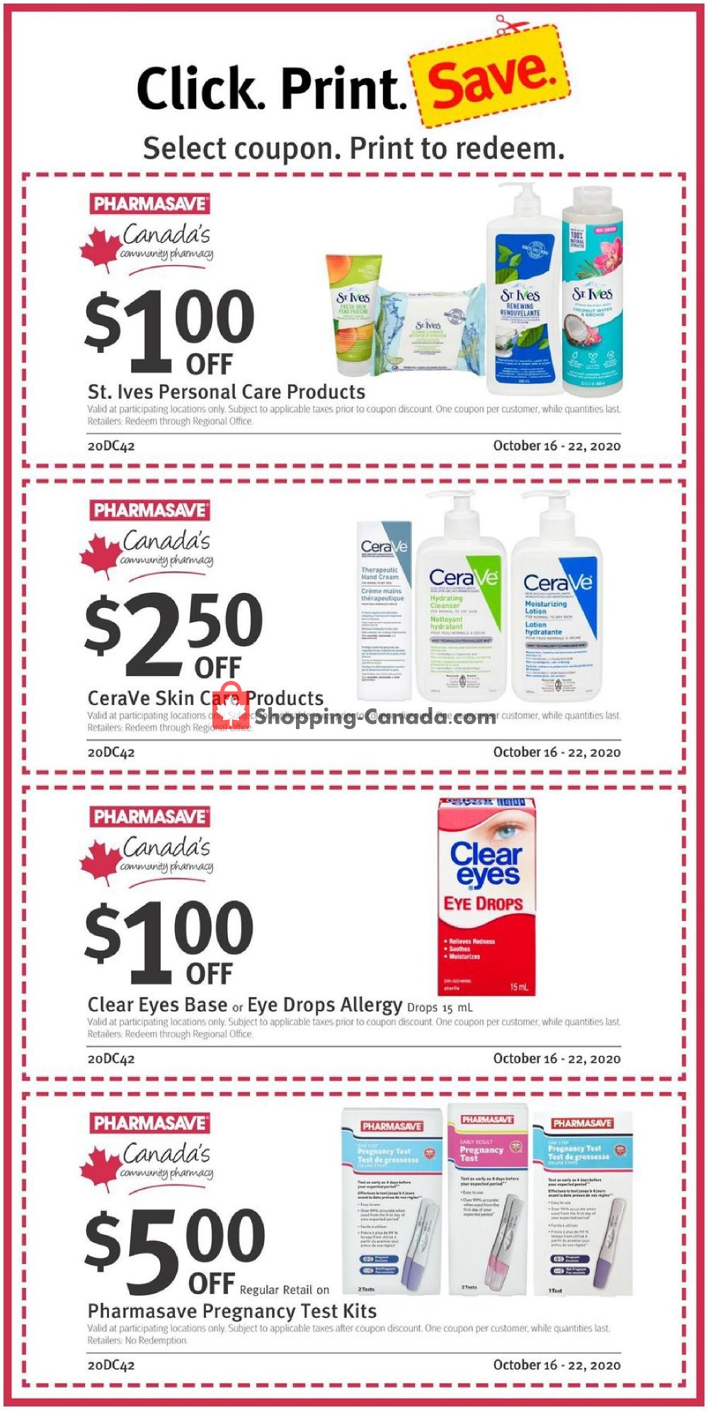 Pharmasave flyer from Friday October 16, 2020 to Thursday October 22, 2020 - page 7