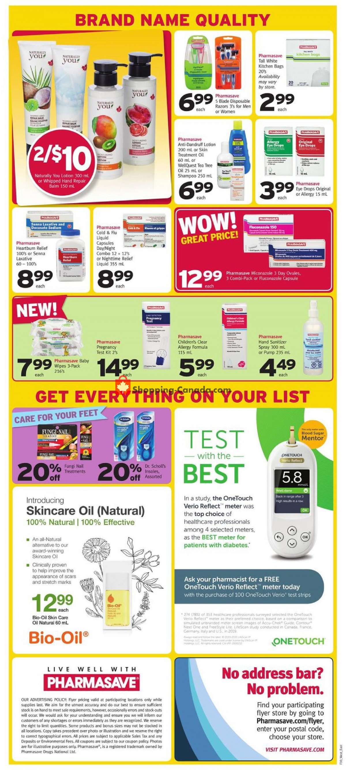 Pharmasave flyer from Friday March 5, 2021 to Thursday March 11, 2021 - page 6