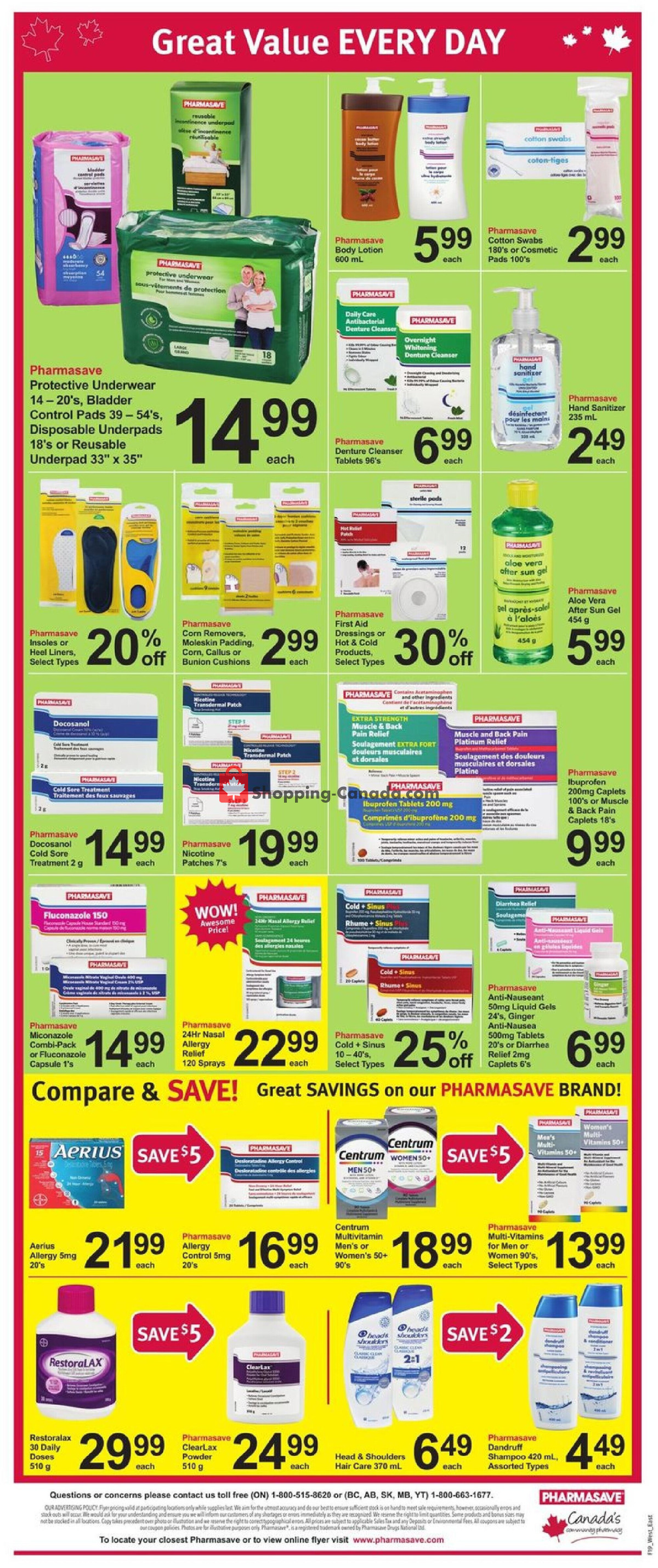 Pharmasave flyer from Friday May 10, 2024 to Thursday May 16, 2024 - page 7