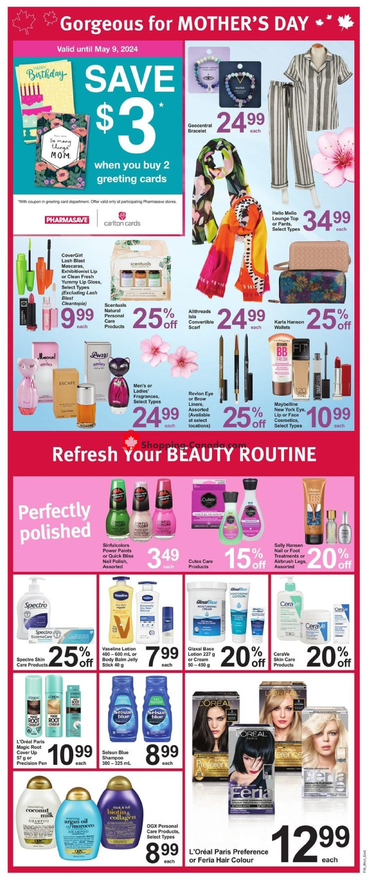 Pharmasave flyer from Friday May 3, 2024 to Thursday May 9, 2024 - page 3