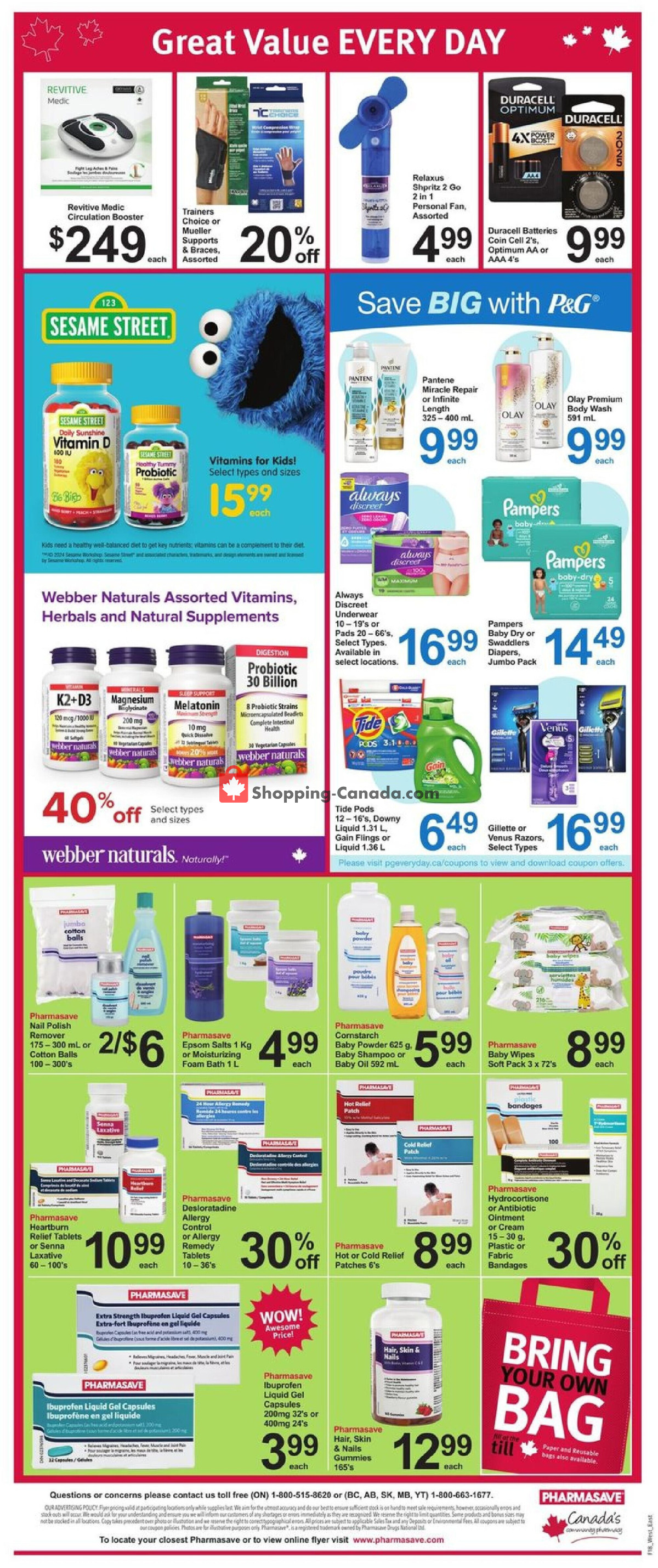 Pharmasave flyer from Friday May 3, 2024 to Thursday May 9, 2024 - page 7