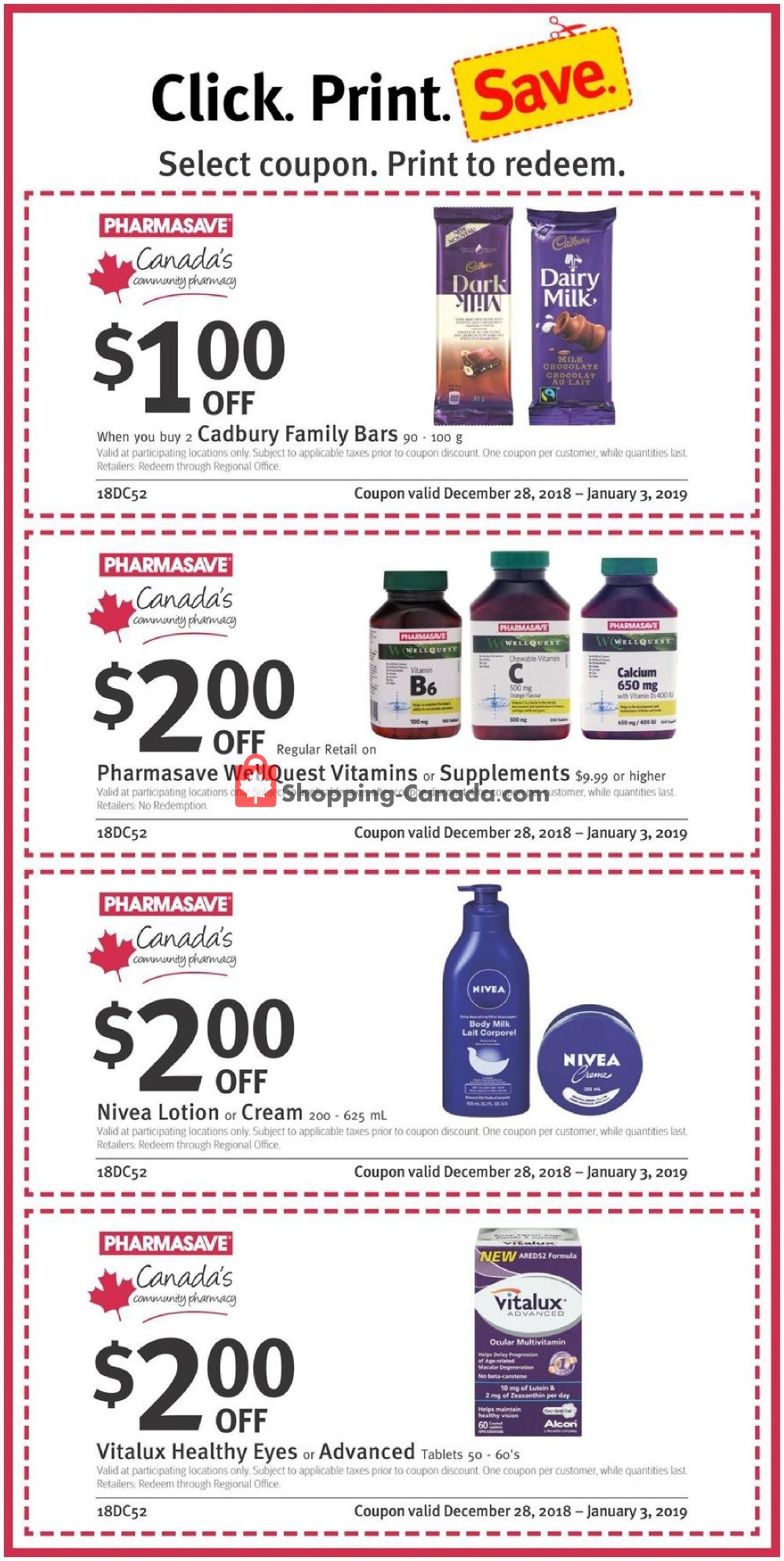 Pharmasave flyer from Friday December 28, 2018 to Thursday January 3, 2019 - page 2