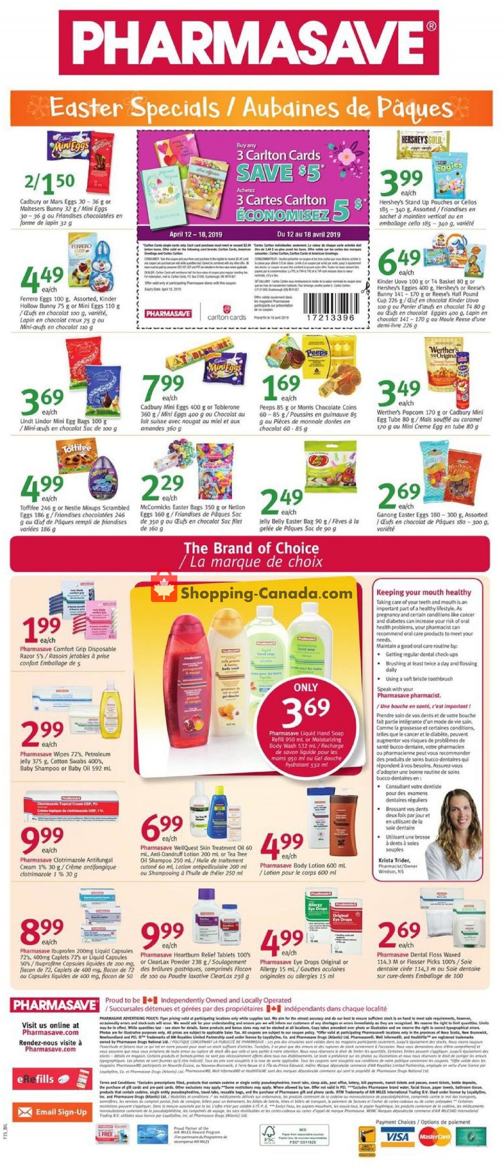 Pharmasave flyer from Friday April 12, 2019 to Thursday April 18, 2019 - page 7