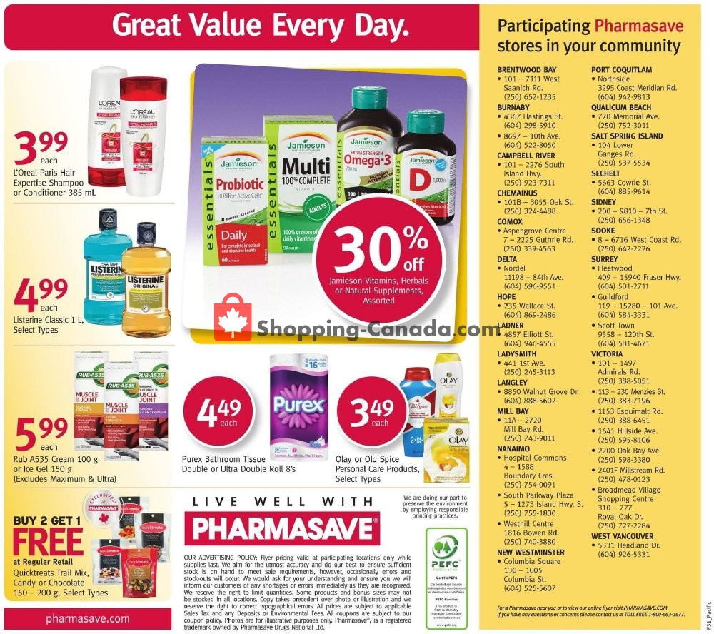 Pharmasave flyer from Friday August 2, 2019 to Thursday August 8, 2019 - page 11