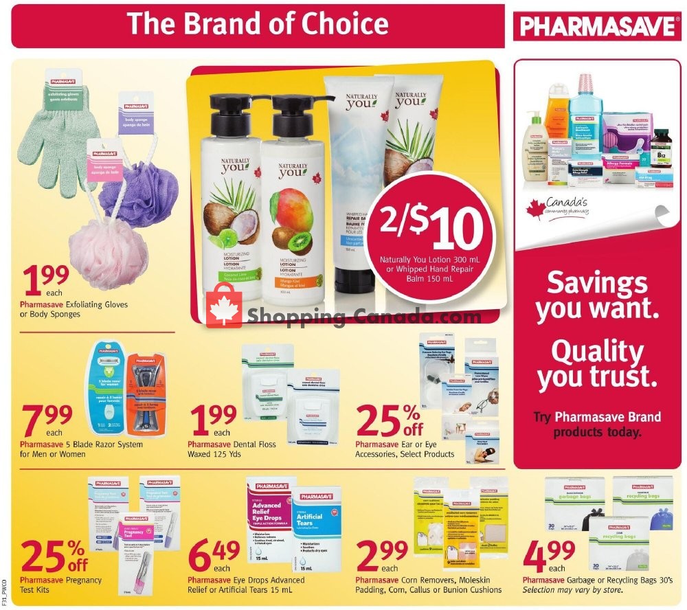 Pharmasave flyer from Friday July 31, 2020 to Thursday August 6, 2020 - page 8