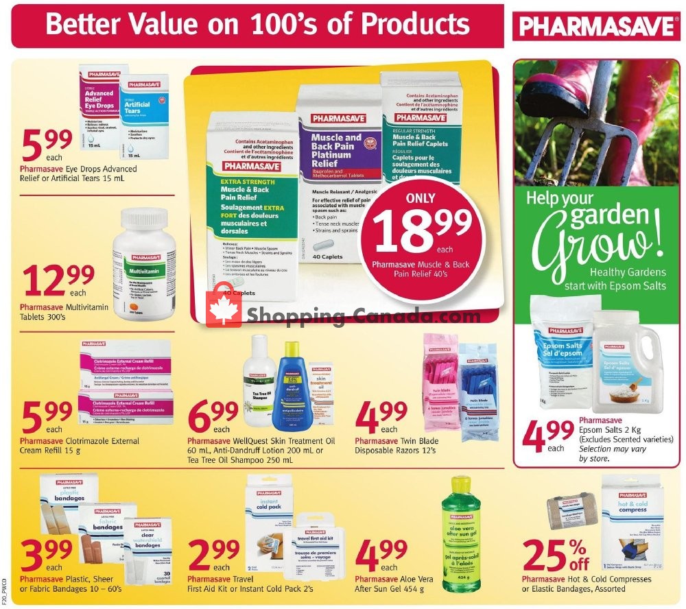 Pharmasave flyer from Friday May 17, 2019 to Thursday May 23, 2019 - page 10