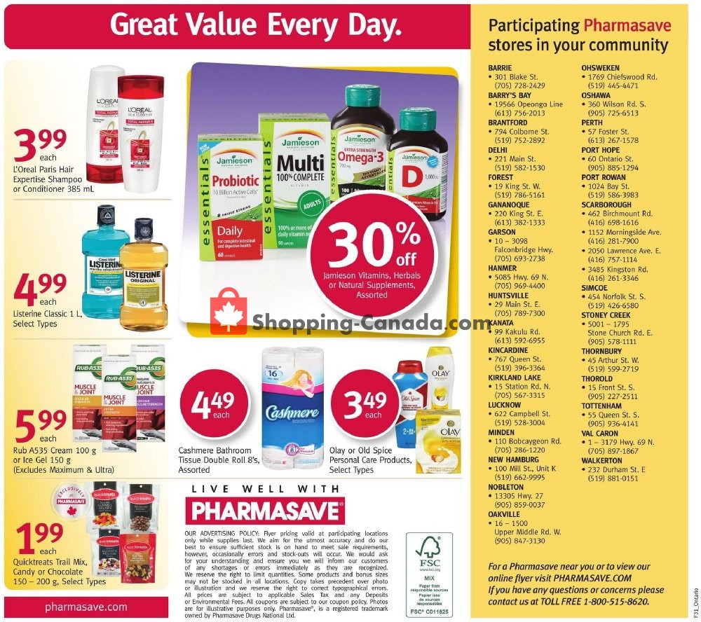 Pharmasave flyer from Friday August 2, 2019 to Thursday August 8, 2019 - page 11