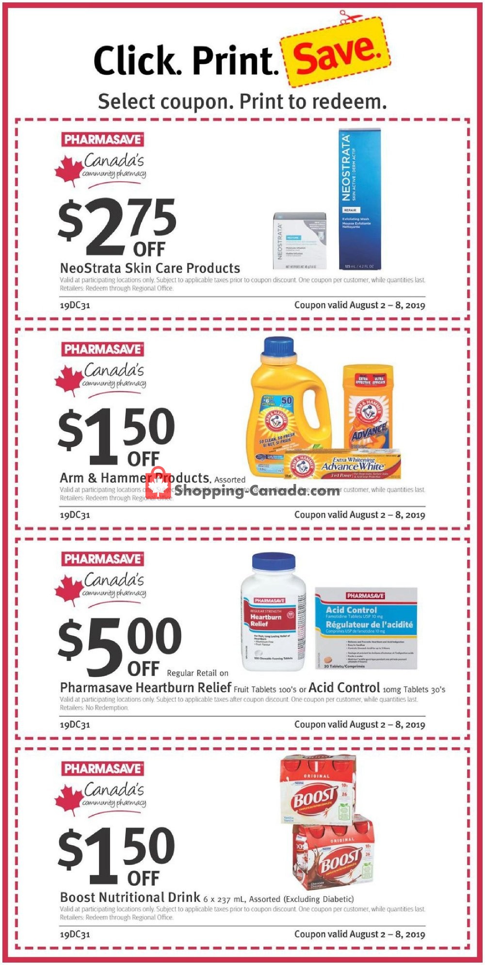 Pharmasave flyer from Friday August 2, 2019 to Thursday August 8, 2019 - page 2